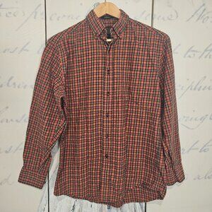 Pendleton Somerset Flannel Shirt Men's‎ Size Small Plaid Cotton Wool